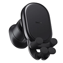 Автомобільний утримувач холдер Baseus Stable Gravitational Car Mount AIR Air Outlet Version SUWX020001 Black, фото 4