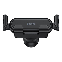 Автомобільний утримувач холдер Baseus Stable Gravitational Car Mount Lite Air Outlet Version SUWX010001 Black, фото 3