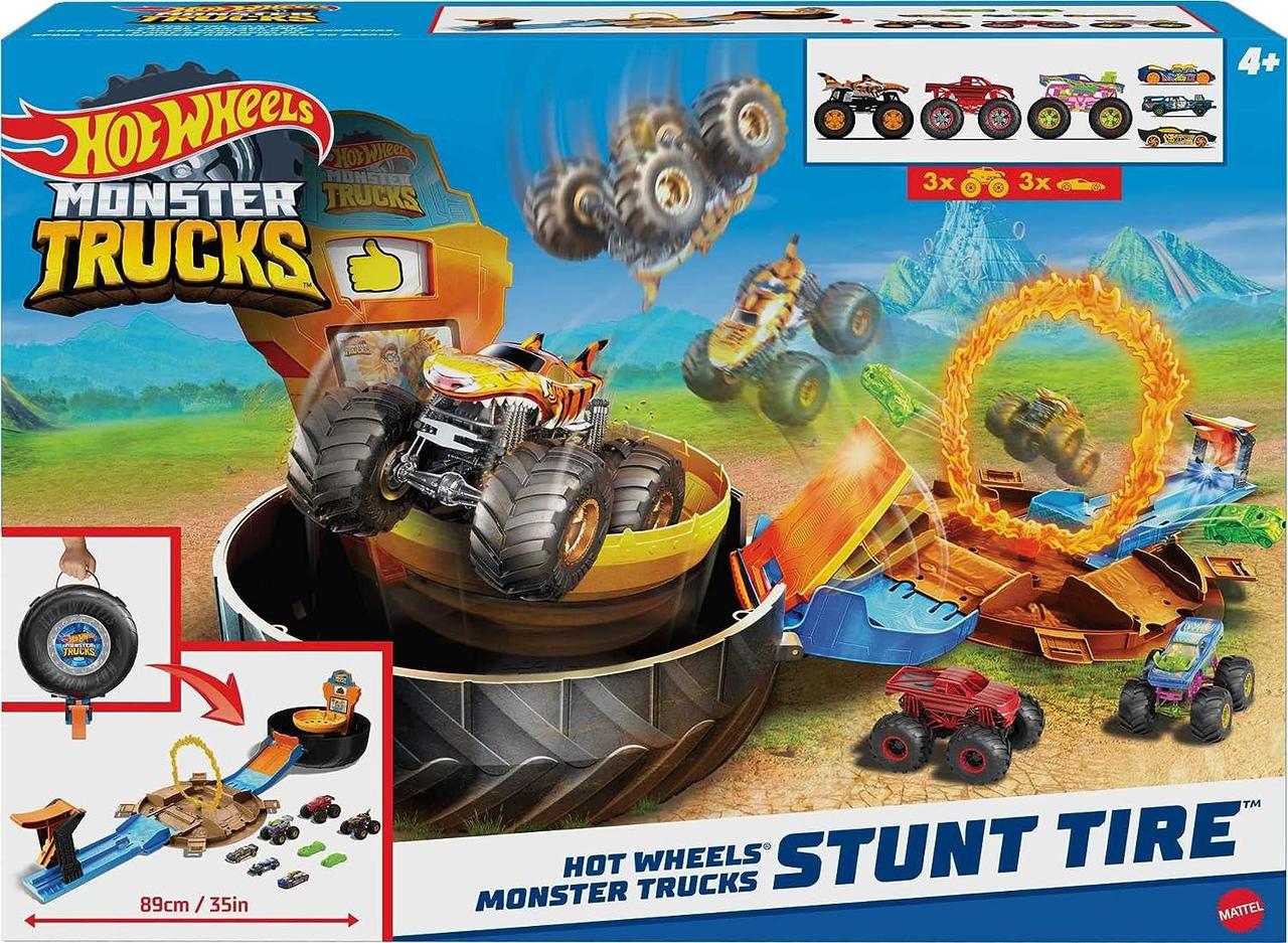 Трек Хот Вілс Трюки в шині Hot Wheels Monster Trucks Stunt Tire Playset HHY74 GVK48