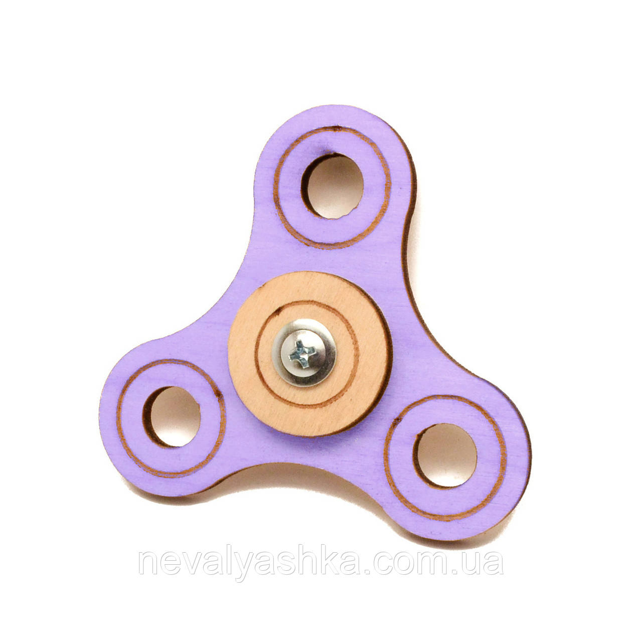 Заготівля для Бизиборда Ліловий Дерев'яний Спіннер з Фанери 8 см Спинер Крутилка Спінер Спинер