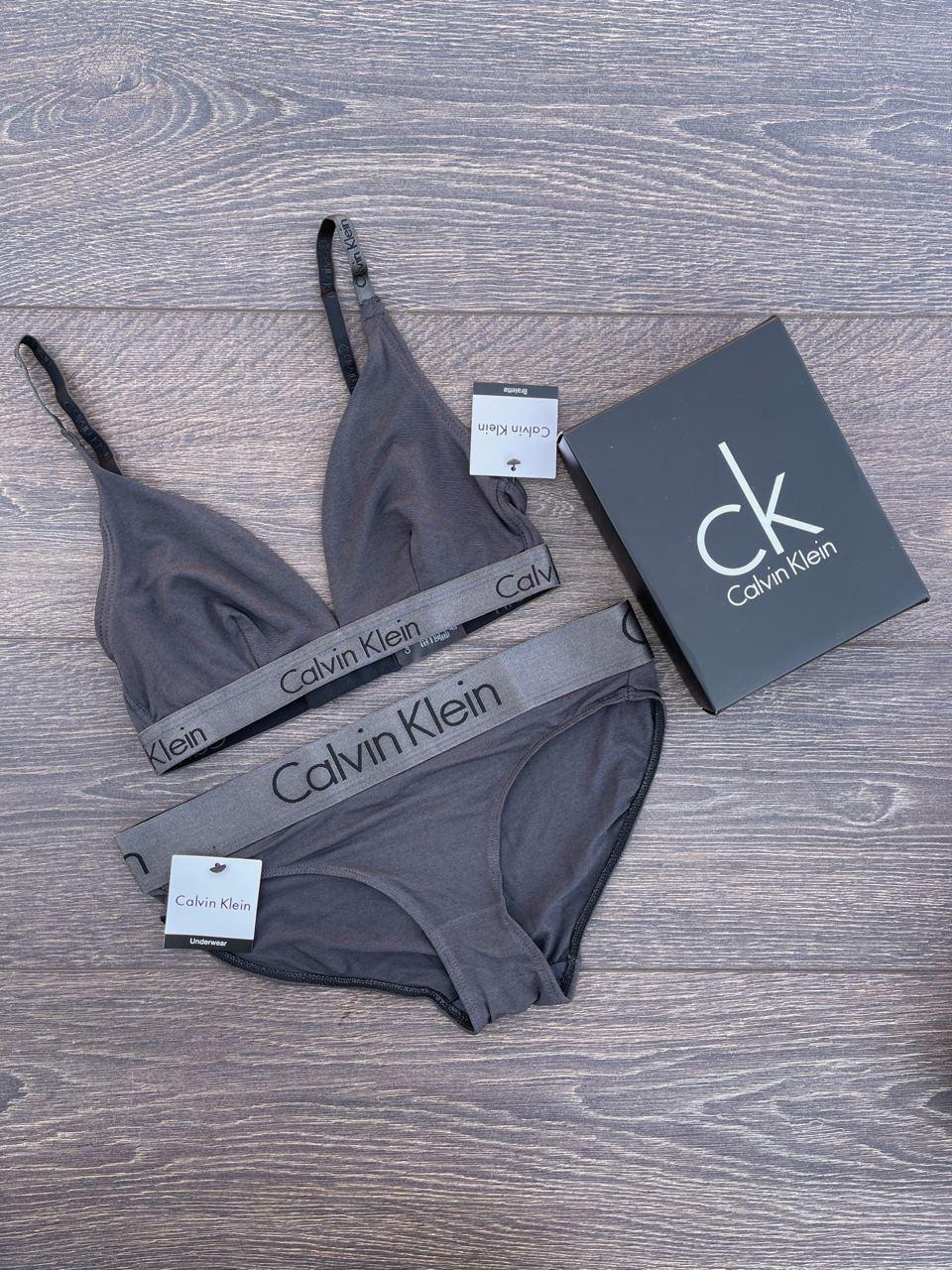 Комплект білизни для жінок кельвін кляйн жіноча білизна труси і топ ...