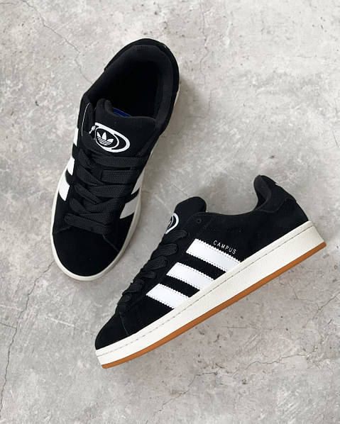 Adidas Campus Black White Winter Fur 14207