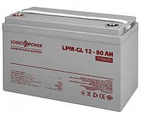 Аккумулятор LogicPower 80 GL Гелевая аккумуляторная батарея 12в