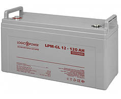 Акумулятор LogicPower 120 GL Гелева акумуляторна батарея 12 В