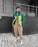 Куртка мужская The North Face зеленая | Куртки зимние ТНФ Зе Норт Фейс