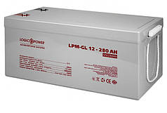 Акумулятор LogicPower 280 GL Гелева акумуляторна батарея 12 В