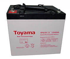 Батарея Toyama NPG60-12 Батареї акумуляторні гелеві С20
