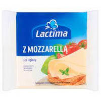 Плавлений сир Lactima Sliced з моцарелою 130 г