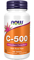Now foods C-500 rose hips витамин с 500 с шиповником 100 таблеток