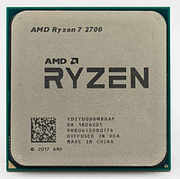 Процесор AMD Ryzen 7 2700 (YD2700BBM88AF) (sAM4, 16T, 4.1 ГГц, Tray) Б/в