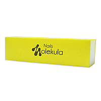 Баф 4-х сторонній жовтий 120/120 Nails Molekula M-28