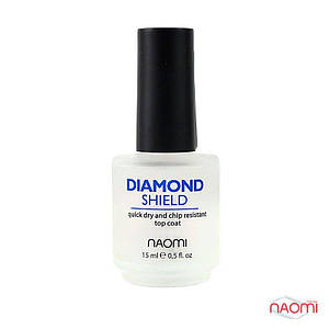 Засіб по догляду за нігтями "Діамантове покриття" 15 мл, Naomi