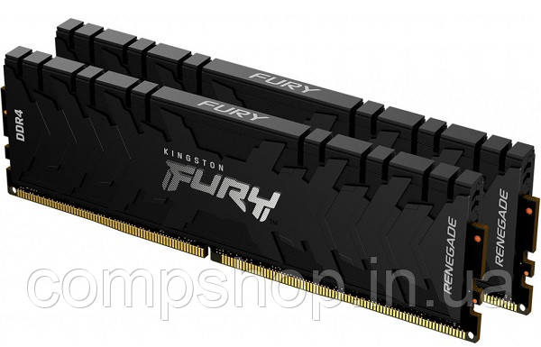 Пам'ять DDR4  64GB  3200MHz PC4-25600  (Kit of 2x32GB)  Kingston FURY Renegade (код 126207)