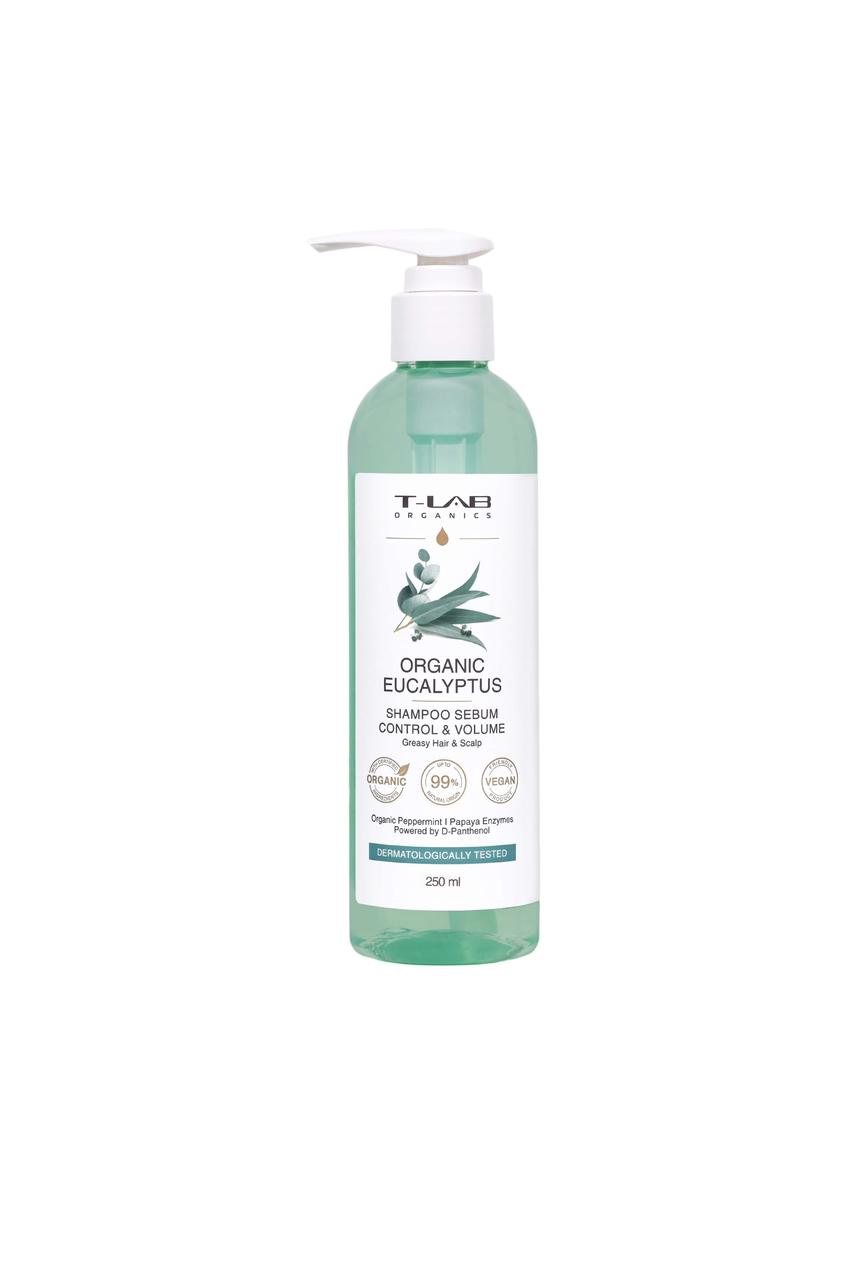 Шампунь для жирного волосся T-Lab Professional Organics Eucalyptus Shampoo 250 мл