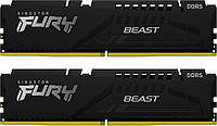 Пам'ять DDR5  16GB  5600MHz PC5-44800  (Kit of 2x8GB)  Kingston FURY Beast (KF556C40BBK2-16) (код 130056)