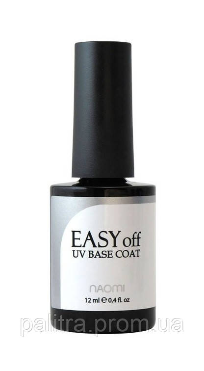 База/основа для гель-лаку Gel Base Easy off uv base coat  12 мл, Naomi