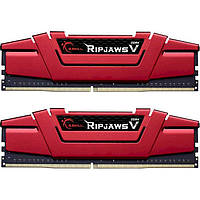 Модуль пам'яті G.Skill DDR4 8Gb (2x4) RIPJAWS V RED 2400MHz 1.2V 17-17-17-39 (F4-2400C17D-8GVR)