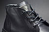 Чоловічі комфортні зимові шкіряні черевики чорні KaDar 4634008, фото 6