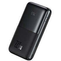 Універсальна мобільна батарея Baseus Bipow Pro Digital Display Fast Charge 20000mAh 22.5W Black (PPBD030001), фото 3