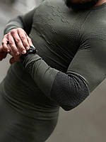 Термофутболка чоловіча з довгим рукавом X-Bionic X-plorer Energizer 4.0 Shirt Long Sleeve Men | Olive, фото 4