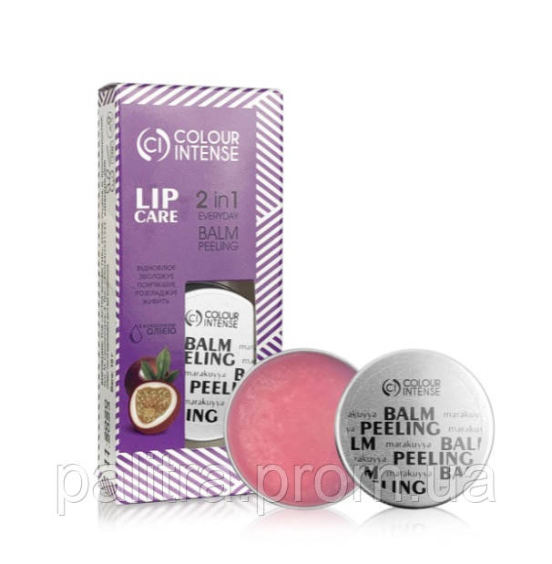 Пілінг-скраб для губ відновлюючий Маракуйя №8 Colour Intense Lip Care 10 г
