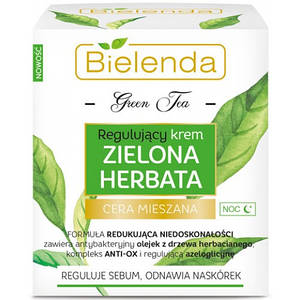 Регулюючий крем для обличчя, нічний Bielenda Green Tea 50 мл Бренд Bielenda