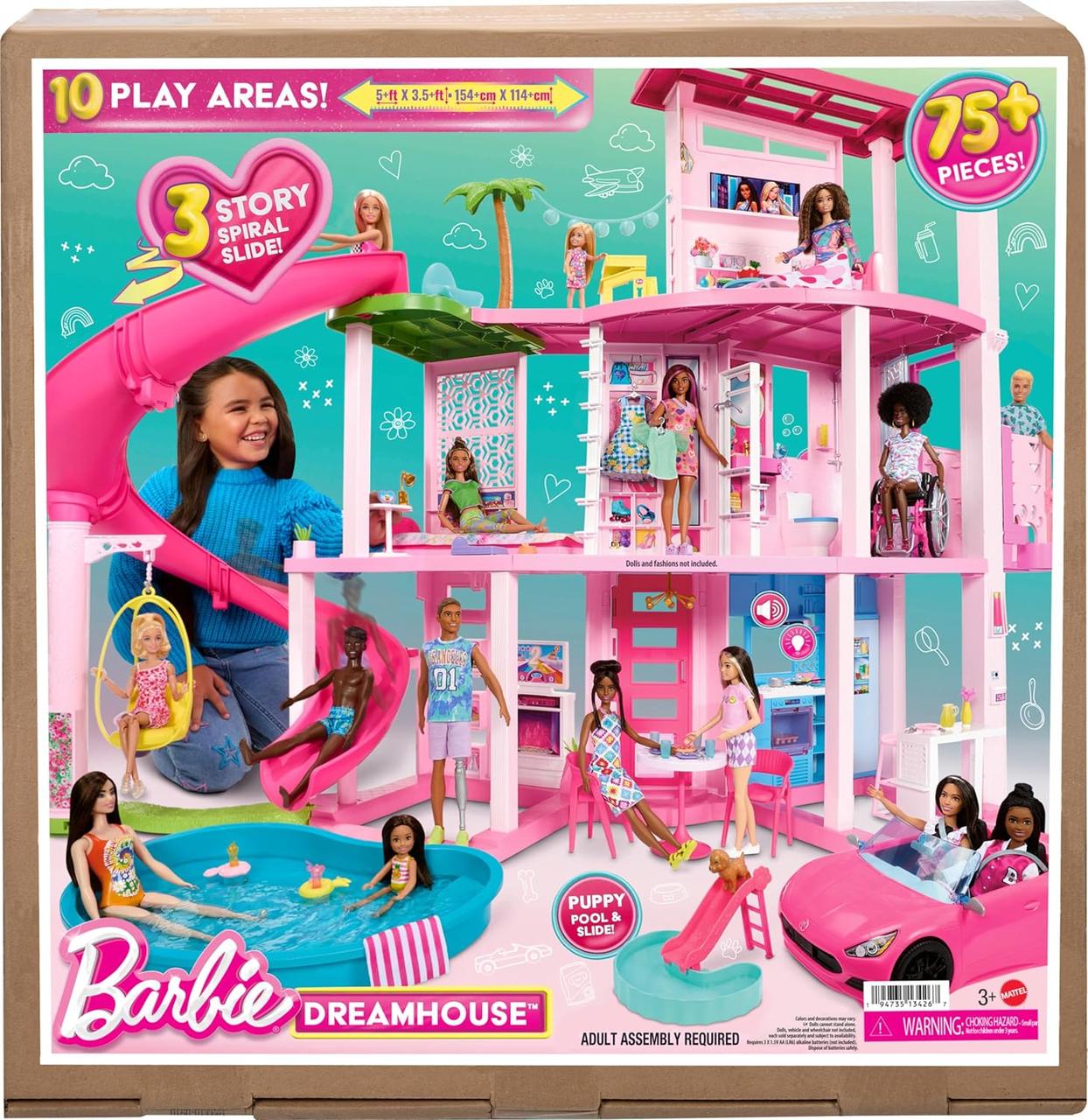 Ігровий набір Barbie Будинок мрії HMX10 Barbie Dreamhouse 2023, Pool Party Doll House with 75+ HMX10