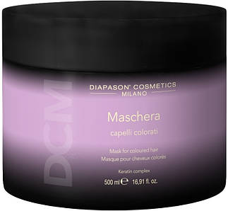 Маска для фарбованого волосся DCM Keratin Complex Mask For Coloured Hair 500 мл