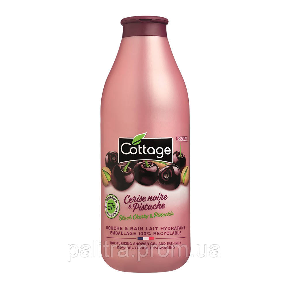 Гель для душу Черешня та фісташки Cottage Black Cherry&Pistachio 750 мл