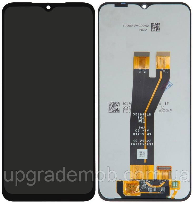 Дисплей модуль тачскрин Samsung A146B Galaxy A14 5G чорний оригінал