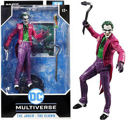 Фігурка McFarlane Toys DC Multiverse Джокер The Joker: The Clown 18 см MC BD J TC