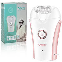 Епілятор VGR V-705 PINK для всього тіла, бездротовий, з підсвіткою