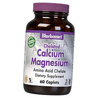 Хелатный Кальций Магний Chelated Calcium Magnesium Bluebonnet Nutrition 60каплет (36393117)