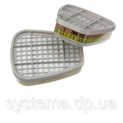 3M™ 6075 - фільтр для масок і полумасок, захист від газу і пари A1 + формальдегід, 1 шт., фото 2