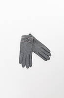 Женские перчатки цвет серый ЦБ-00227333