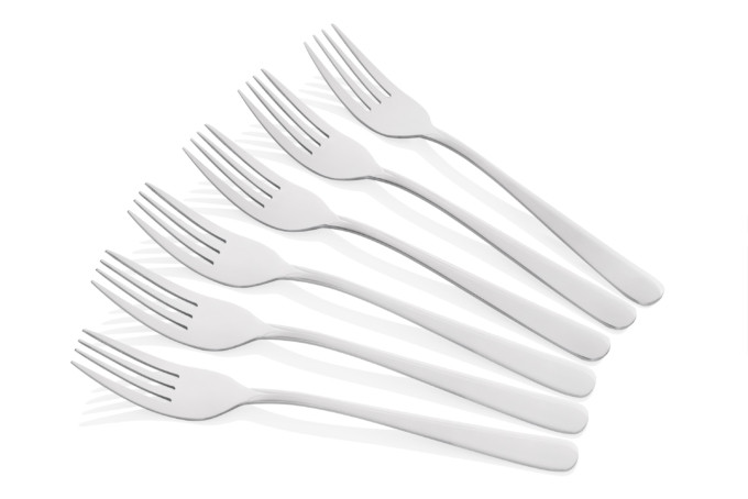 Набір столових виделок Ardesto BlaСk Mars Zenith AR-0706-ZF 6 шт 19.8 см ID 4624499