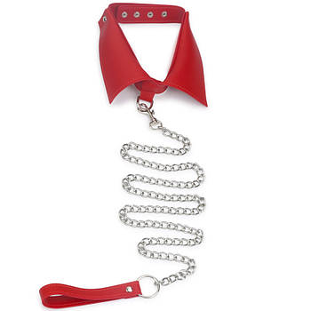 Комір з ланцюгом Madam Collar Red колір червоний