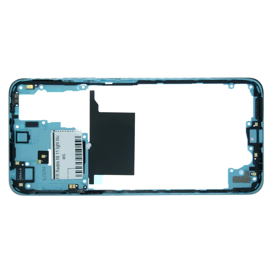 Середня частина корпусу для телефону Xiaomi Redmi Note 11 синя