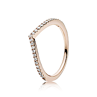 Серебряное кольцо Pandora Блестящее желание 186316CZ