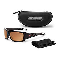 Очки защитные баллистические ESS Credence (Black Frame Mirrored Copper Lenses) Зеркальный медный/ Черный