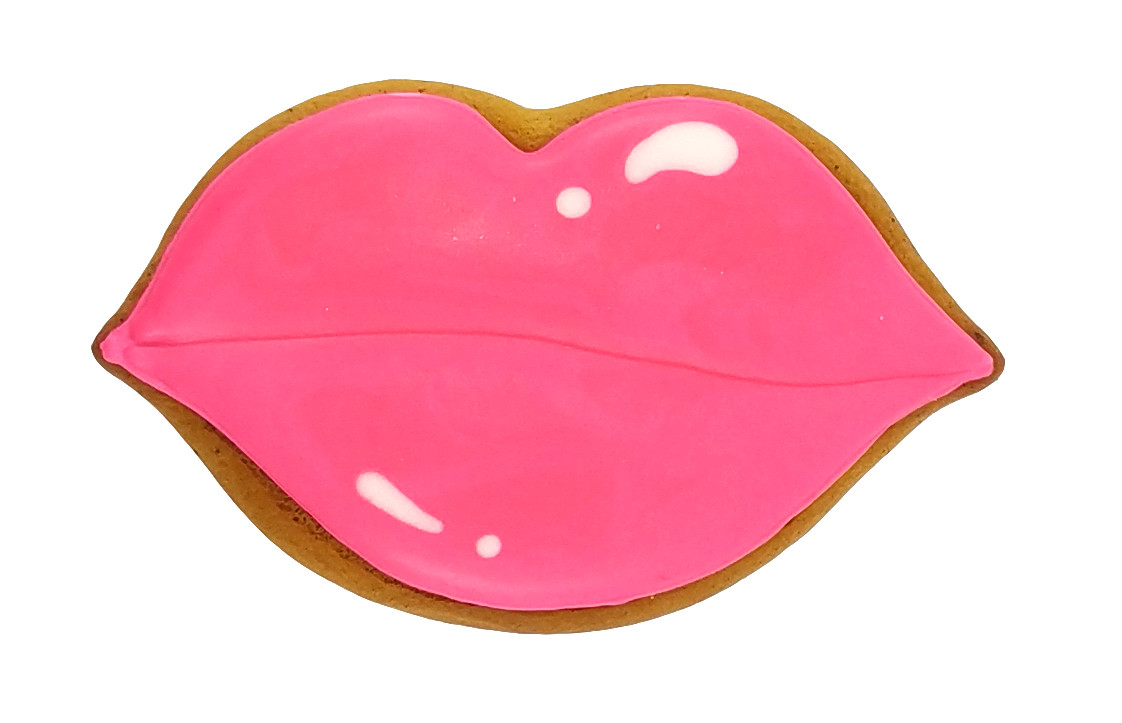 Металеве вирубування для пряників Губи, фото 1