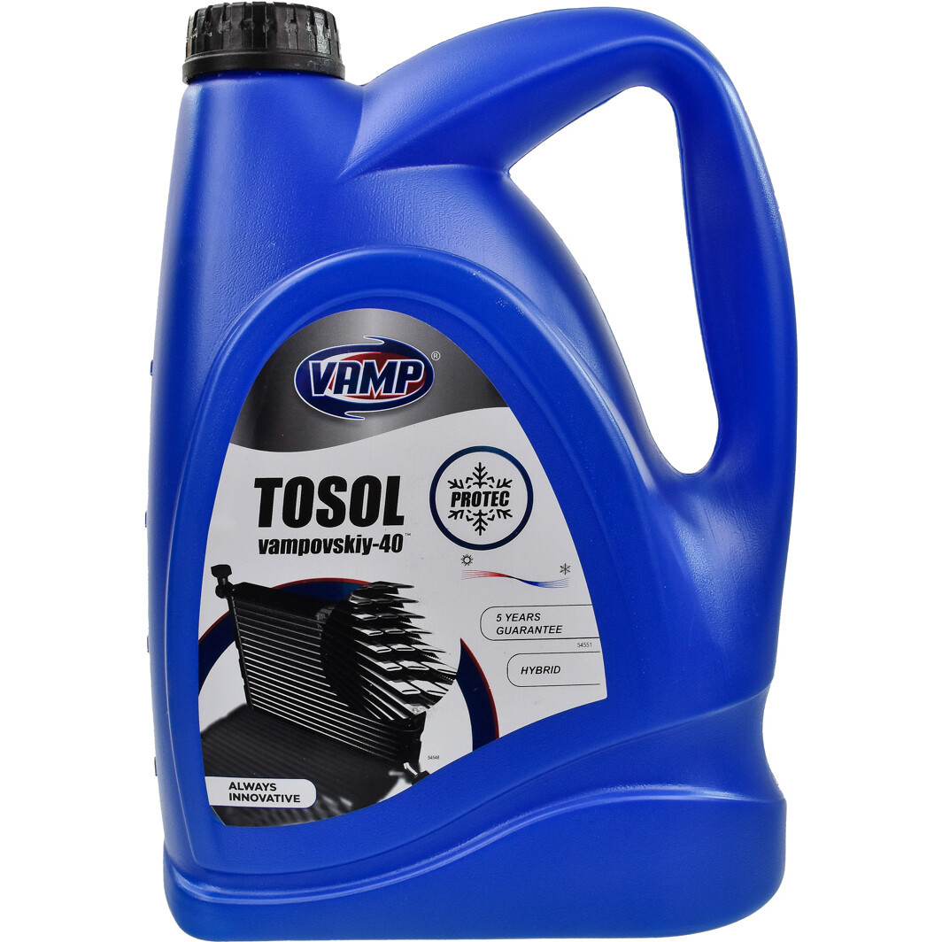 VAMP Тосол-30 синій -30°C, 5 л (331) готовий антифриз, фото 1