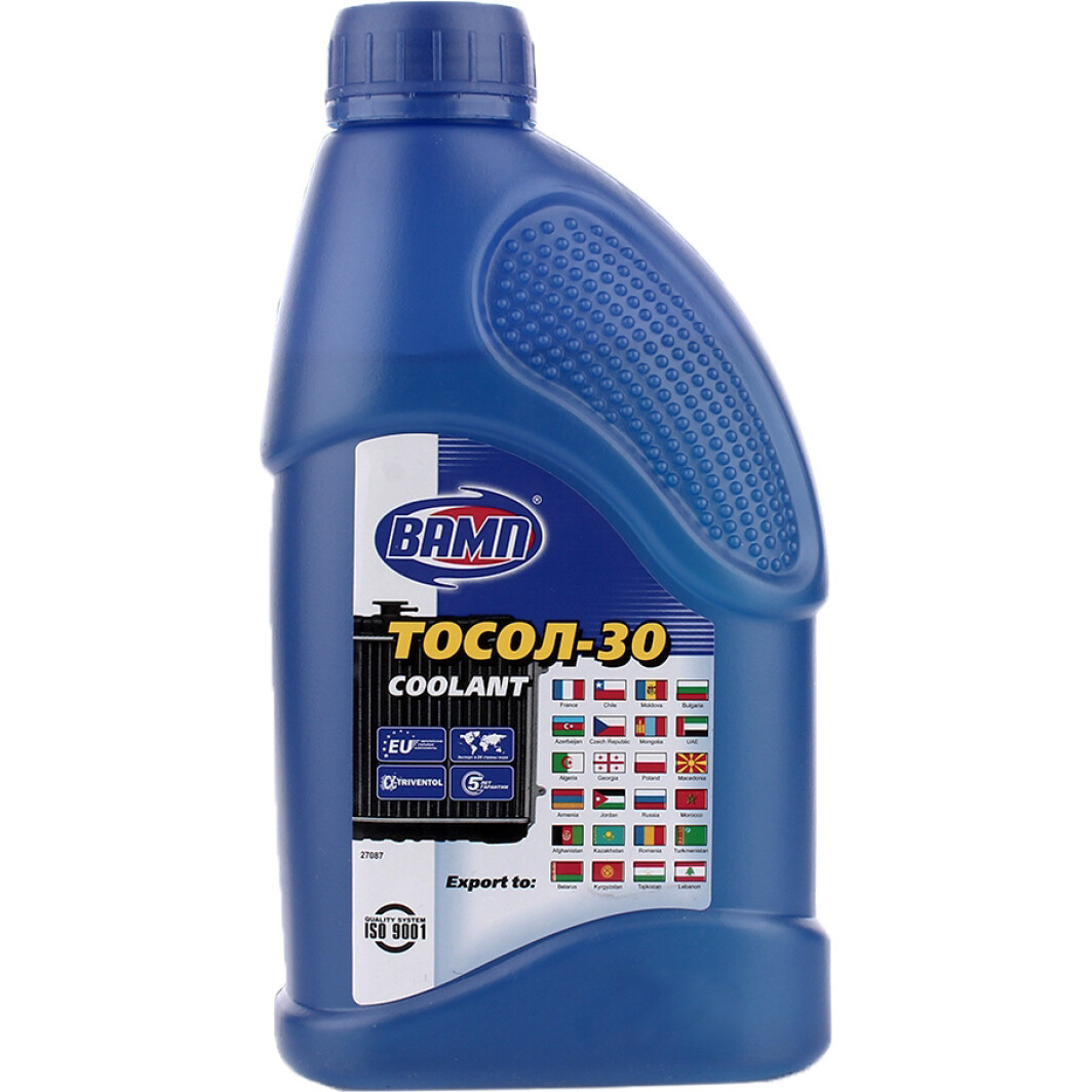 VAMP Тосол-30 синій -30°C, 1 л (448) готовий антифриз, фото 1