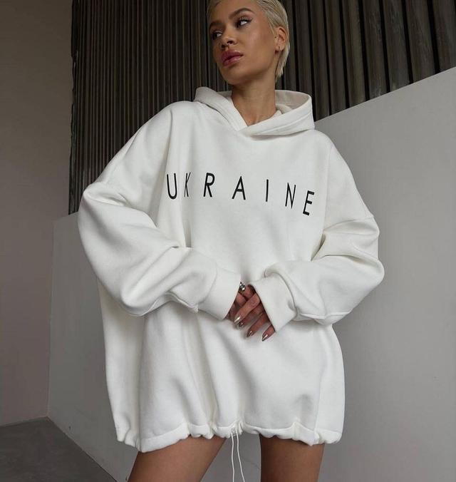 Жіноча тепла худі з принтом Жіноча тепла худі з принтом