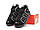 Nike Air Uptempo Black Кросівки Nike Air More Uptempo 96 All Black, фото 7