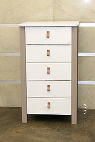 Комод Верес 600 Монако високий капучино-білий