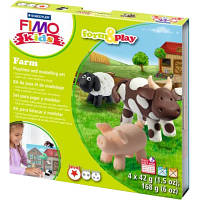 Набор для творчества Fimo Kids Ферма 4 цвета х 42 г (4007817806012) - Топ Продаж!