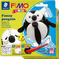 Набір для творчості Fimo Kids Пінгвінчик 2 кольори х 42 г (4007817078709)