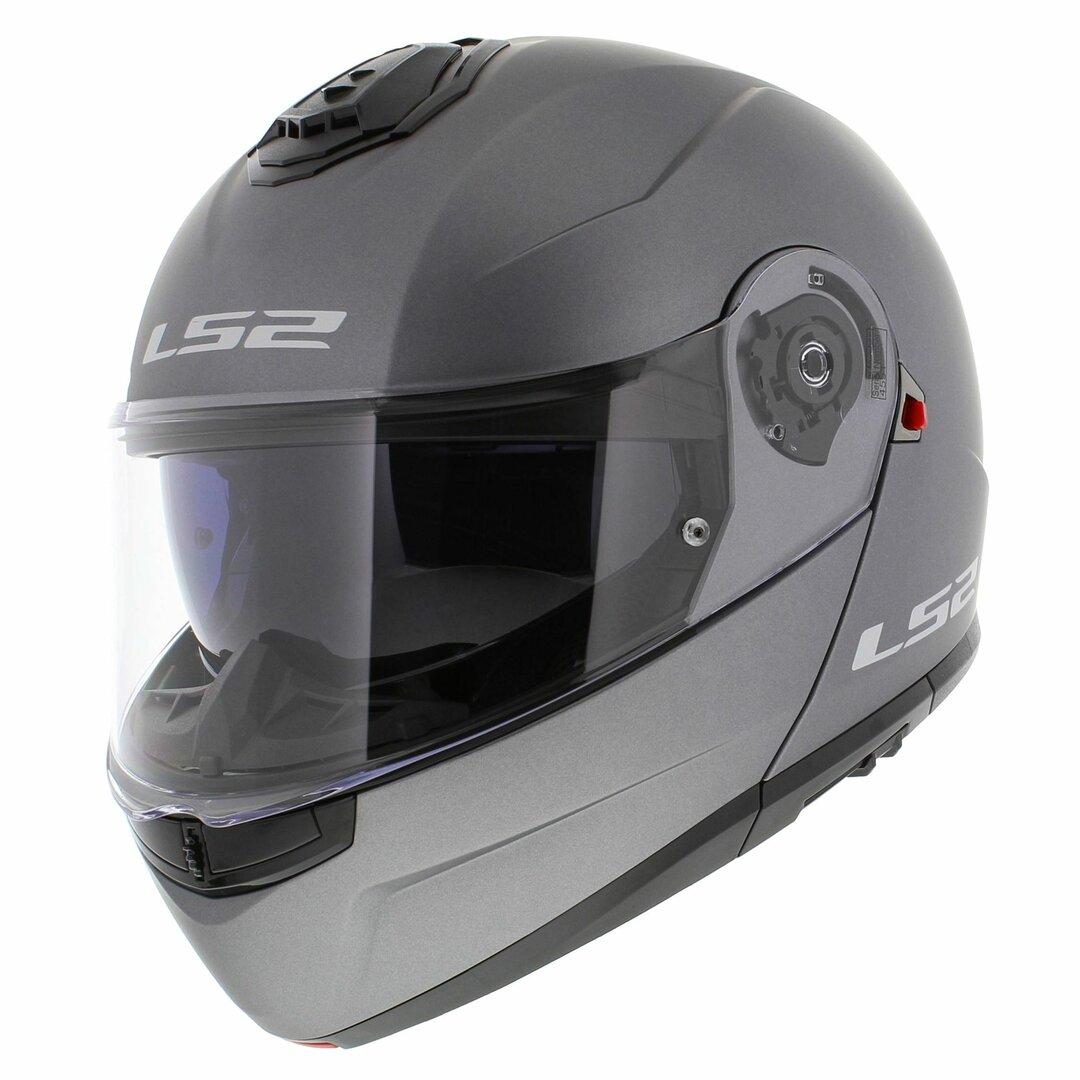 Мотошолом LS2 FF908 Strobe II Solid Matt Titanium ECE2206 XS