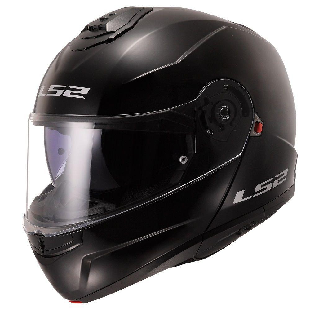 Мотошолом LS2 FF908 Strobe II Solid Gloss Black ECE2206 XS